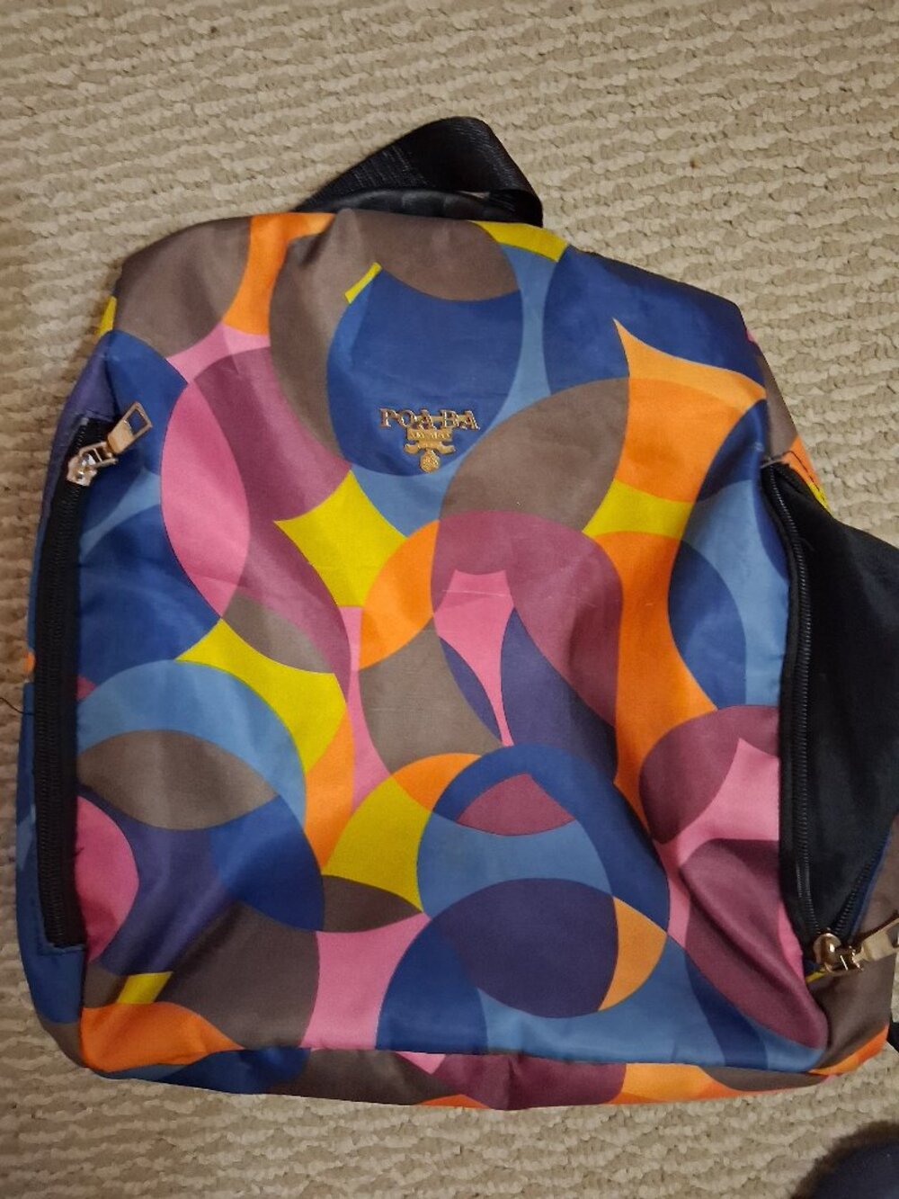 Poaba anti theft waterproof backpack